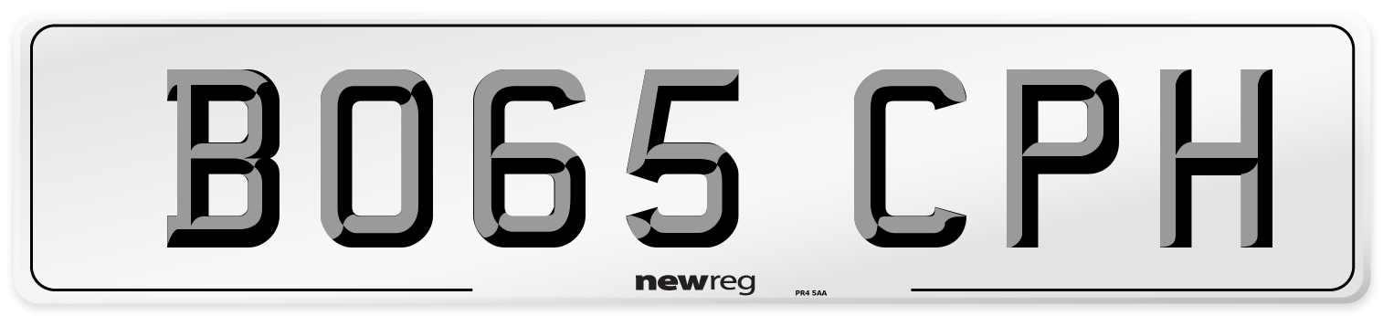 BO65 CPH Number Plate from New Reg